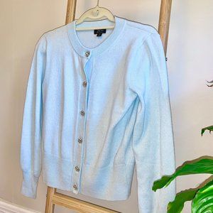 J. Crew Cashmere Cardigan with Jeweled buttons